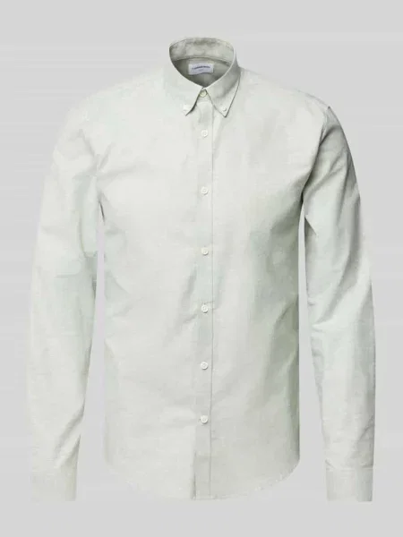 Koszula casualowa o kroju slim fit z listwą guzikową model ‘Oxford’ Lindbergh