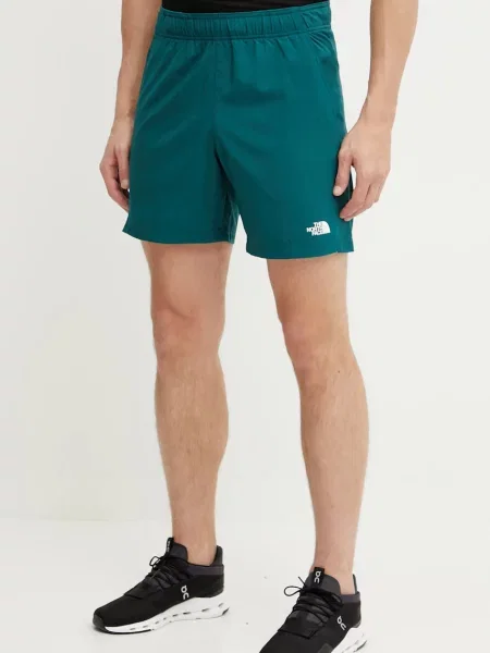 Sportovní šortky The North Face zelená