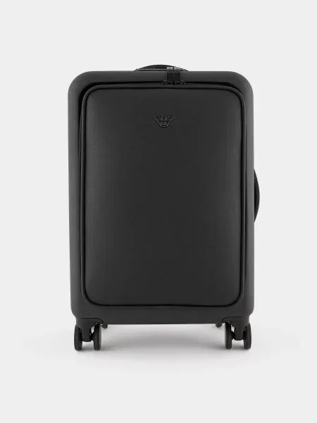 Emporio Armani Валіза Поліуретан чорний