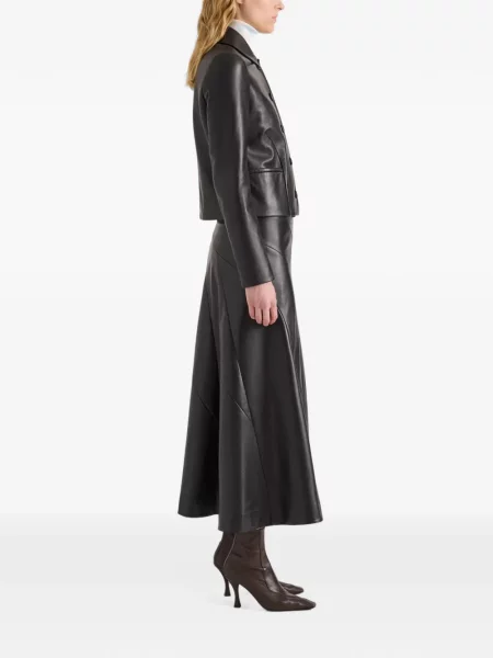 Geanta de piele Proenza Schouler negru