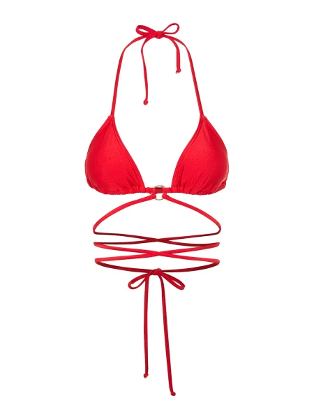 LSCN by LASCANA Sutien costum de baie Baila' roșu