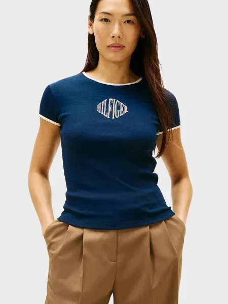 Футболка Tommy Hilfiger синя