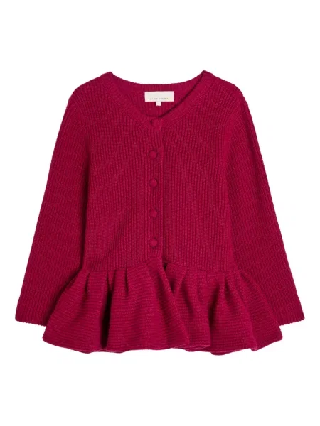 Cu peplum cardigan Liberowe roz