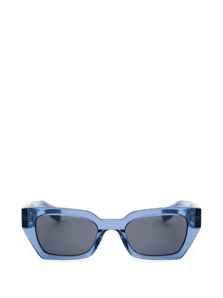 Ochelari de soare Messyweekend cu imprimeu geometric albastru