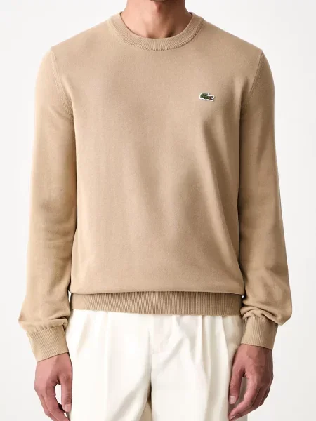 Lacoste Kötött pulóver barna