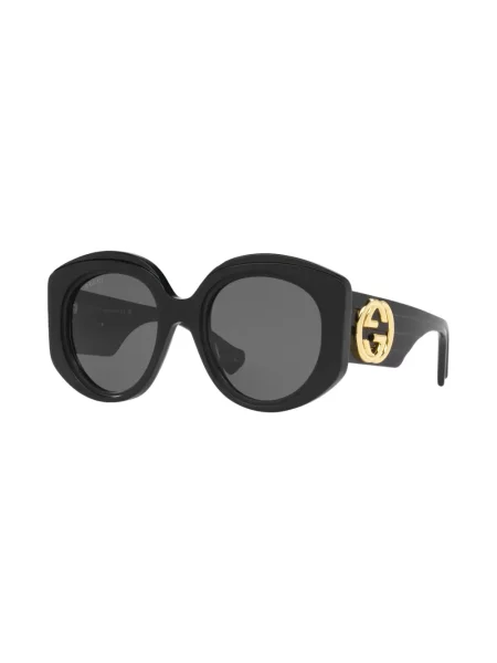 Kulaté sluneční brýle Gucci Eyewear černé