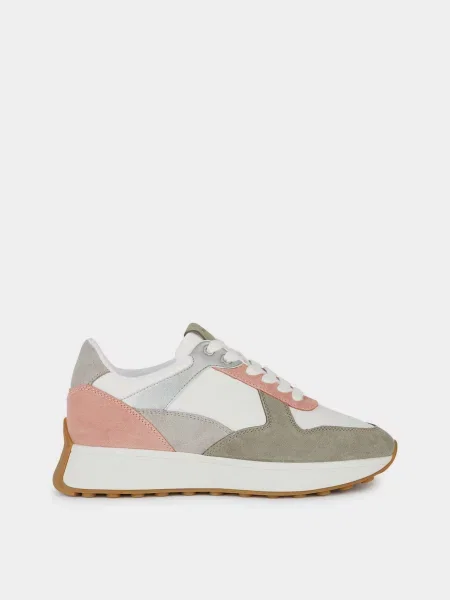 Замшевые кроссовки Geox серые