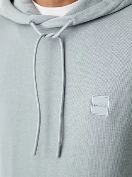 Свитер Boss Orange с капюшоном оранжевый