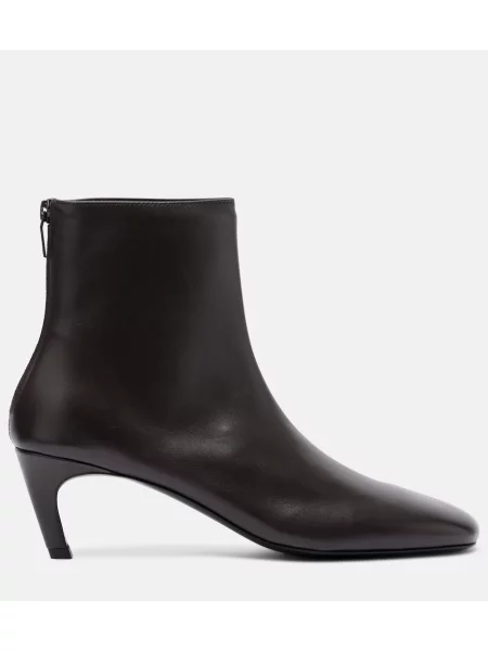 Cizme scurte Toteme din piele maro