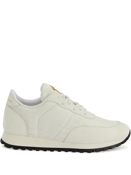 Sneakerși Giuseppe Zanotti din piele alb