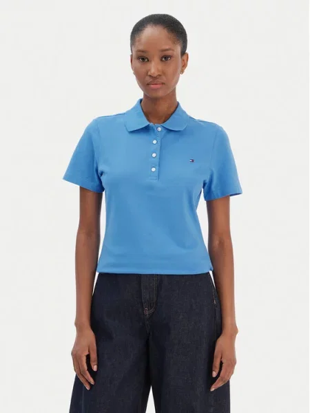 Tommy Hilfiger Polo marškinėliai mėlyna