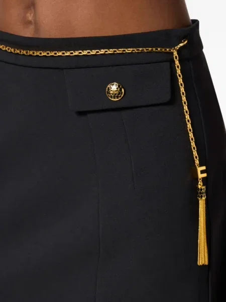 Fusta mini Elisabetta Franchi negru