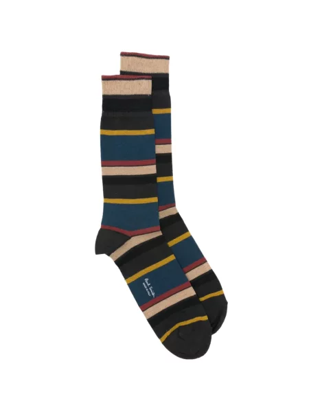 Skarpety Paul Smith w paski czarne