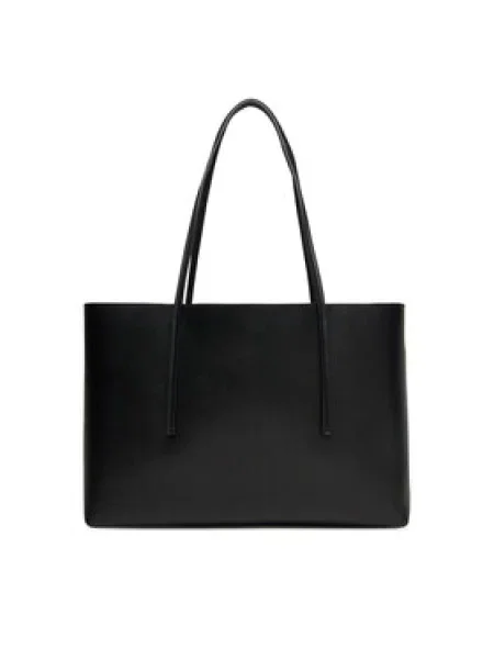 Kézitáska Calvin Klein Foil Logo Tote W/ Pouch Black Universal fekete
