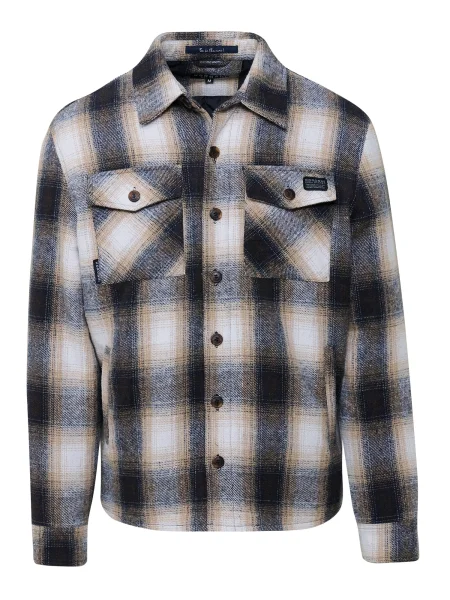 KOROSHI Prehodna jakna svetlo / temno rjava