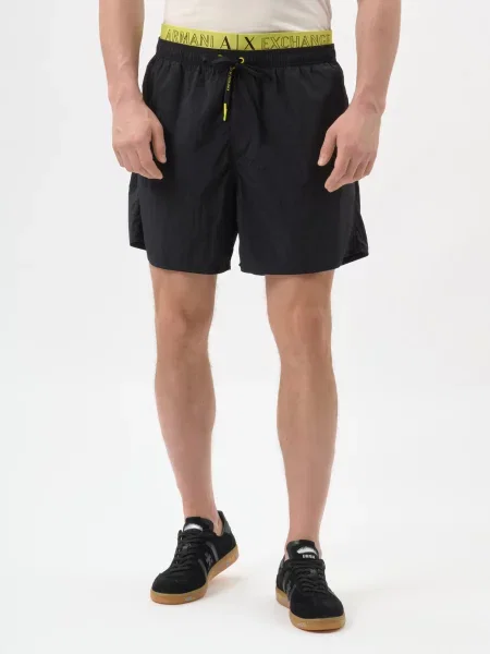 Шорти Armani Exchange чорні