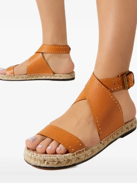 Espadrile Isabel Marant din piele maro