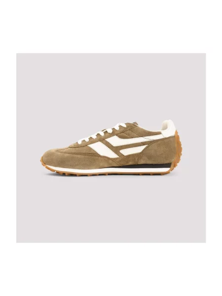 Sneakersy Tom Ford zamszowe brązowe