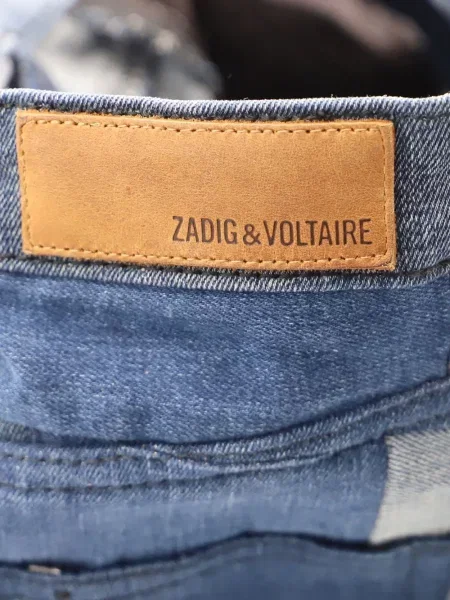 Fustă din denim Zadig&voltaire albastru