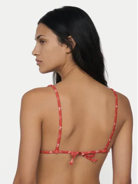 Roxy Gornji del bikini Beach Bandana rdeča