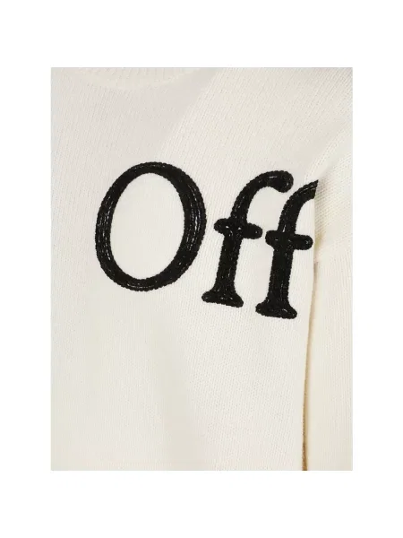 Sweter Off-white wełniany biały
