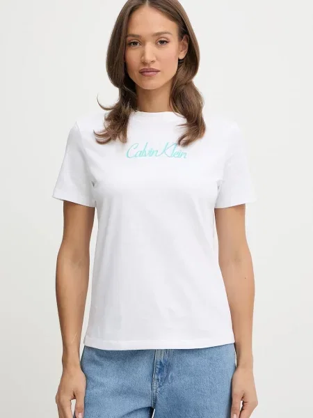 Calvin Klein Jeans tričko bílé