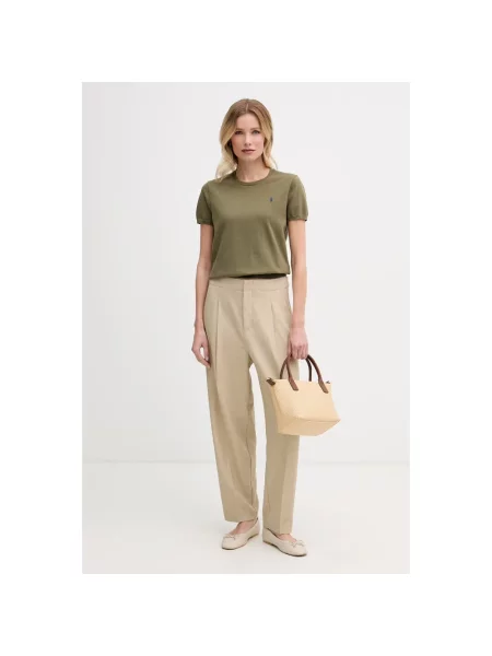 Mos Mosh Spodnie Mmleysa Flair beige beżowe