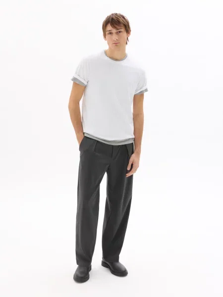 Pantaloni Celio gri
