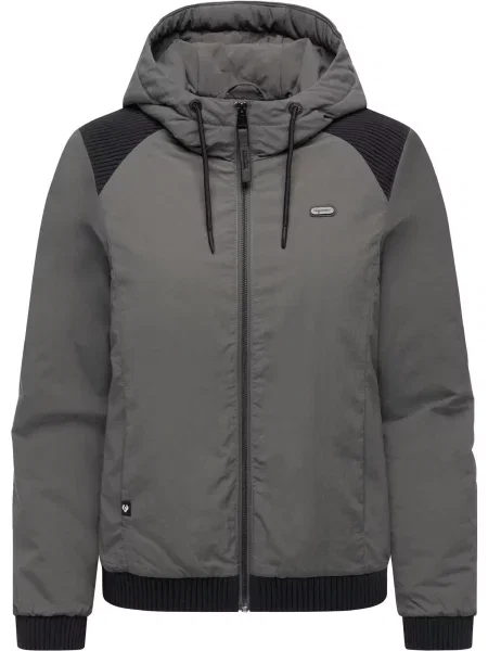 Ragwear Geacă de primăvară-toamnă Chinta gri închis negru