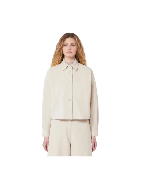 Koszula Weekend Max Mara beżowa