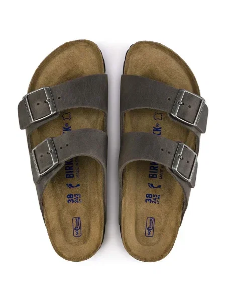 Kožené tenisky Birkenstock hnedá