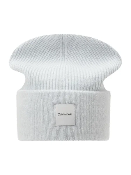 Calvin Klein De cașmir căciulă albastru