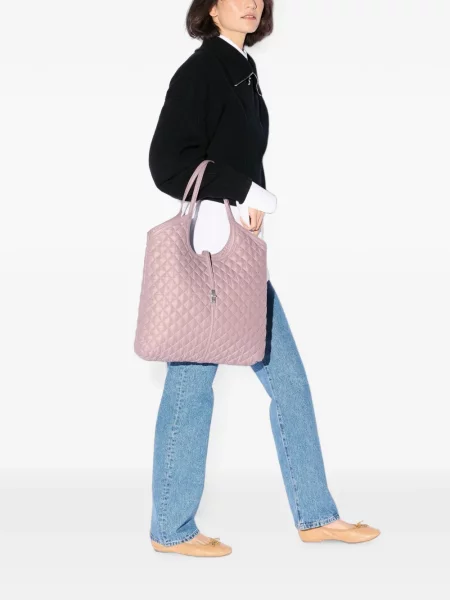 Matlasat geantă shopper Mz Wallace roz