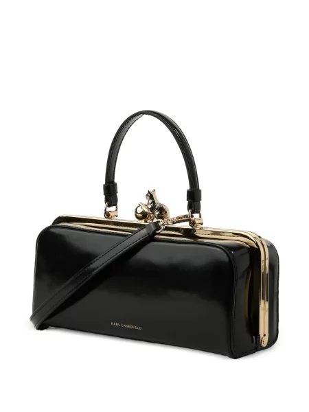 Τσάντα shopper Karl Lagerfeld μαύρο