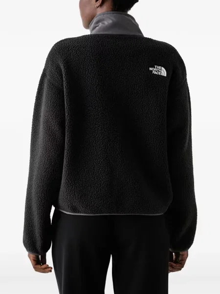Geacă The North Face din fleece negru
