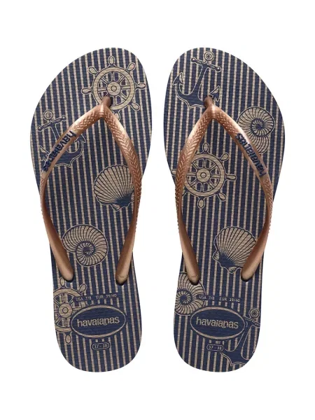 Havaianas japonke SLIM NAUTICAL modra