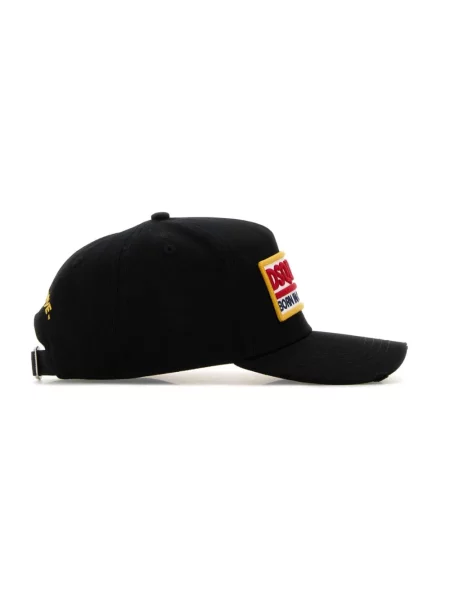 Czapka z daszkiem Dsquared2 czarna