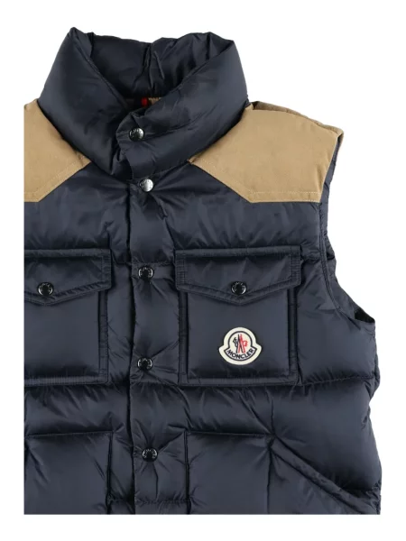 Kamizelka dziecięca Moncler Enfant niebieska