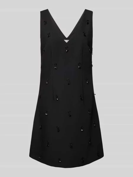 Sukienka mini z aplikacjami model ‘AJE’ Selected Femme czarna