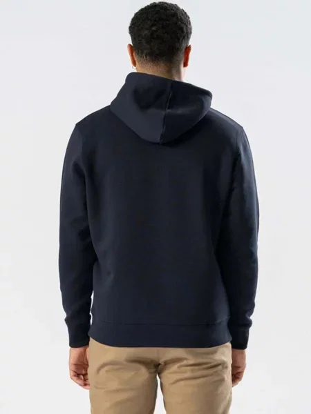 TEESHOPPEN Pulover Sweatshirt Hoodie bleumarin