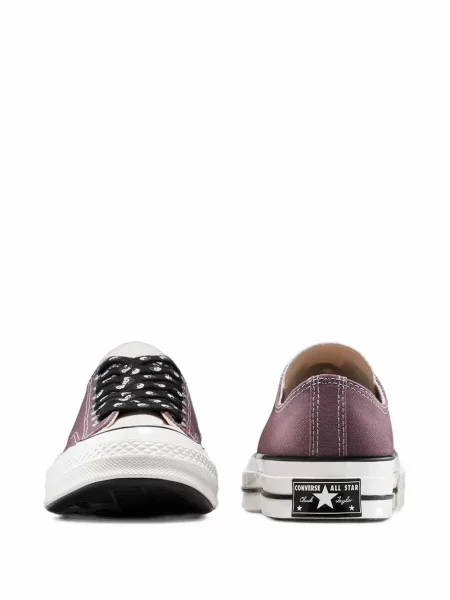 Decupat hanorac cu fermoar Converse clasic cu tepi albastru