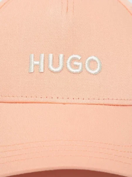 Бейсболка HUGO з аплікацією помаранчевий