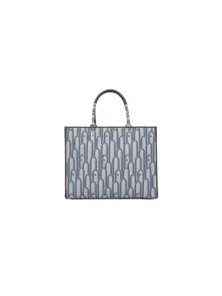 FURLA Pirkinių krepšys OPPORTUNITY safyro / melsvai pilka / pilka mėlyna