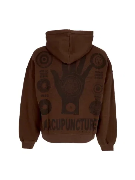 Bluza z kapturem Acupuncture brązowa