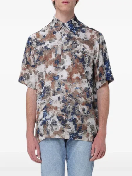 Scurt cămașă Armani Exchange cu imagine cu imprimeu abstract