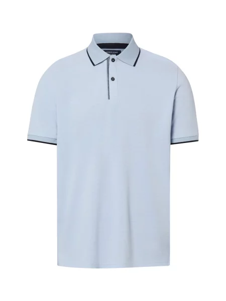 Andrew James koszulka polo Mężczyźni marmurkowy S niebieski