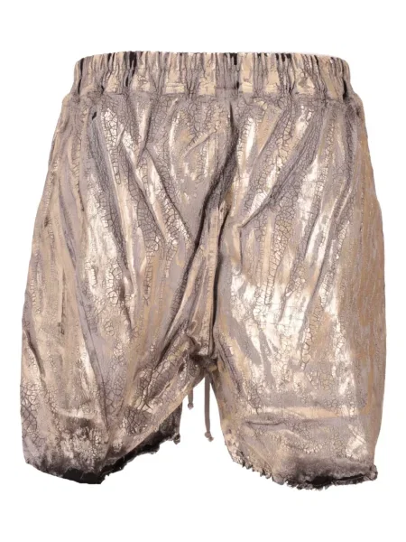 Pantaloni scurți Rick Owens auriu