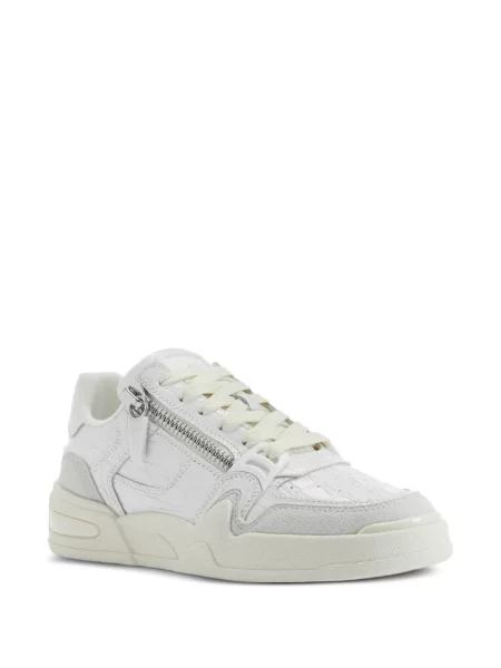 Sneakerși Giuseppe Zanotti cu imagine alb