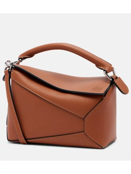 Geantă shopper Loewe din piele maro