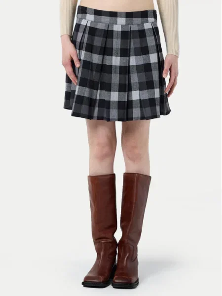 Noisy May Fustă mini Ebba gri